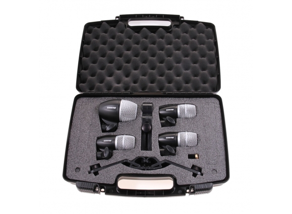 Shure PGDMK4-XLR 4 microfones Shure PGDMK4-XLR 4 microfones